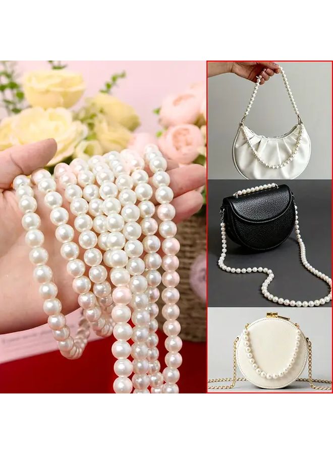 Light Golden 60cm Pearl Chain For Handbags Crossbody Bags Purses Accessory - Image 1
